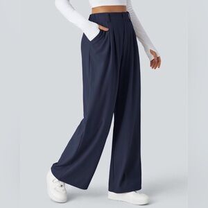 Halara Flex™ Wide Leg High Waisted Pocket Work Pants